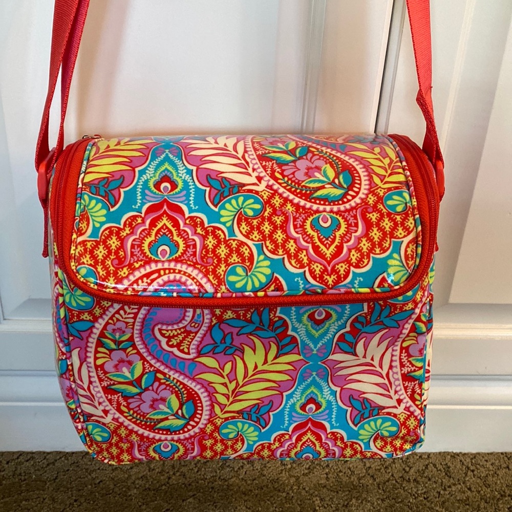 Vera Bradley stay cool insulated lunch tote cooler bag paisley in paradise NWT